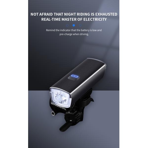 High Lumen Ipx6 LED Bicycle Light USB Fast Charging Bicycle Flashlight