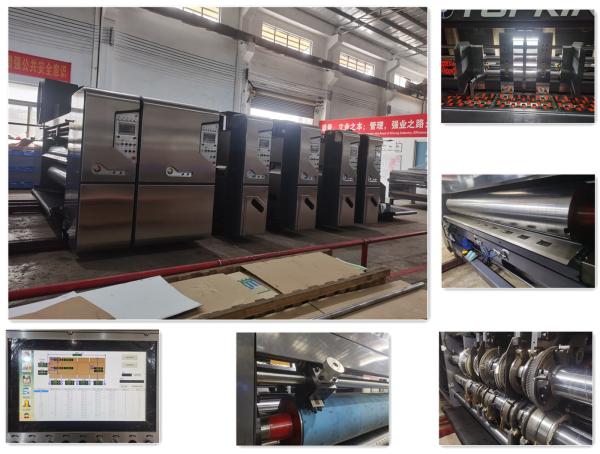 Quality Durable Corrugated Cardboard Box Making Machine Servo Control Register for sale