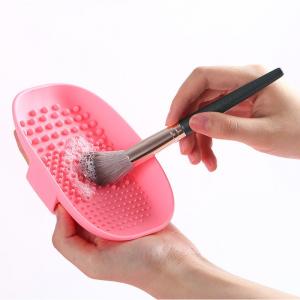 China Lash Blackhead Cleaning Eyelash Nose Silicone Makeup Brush Cleaner on sale
