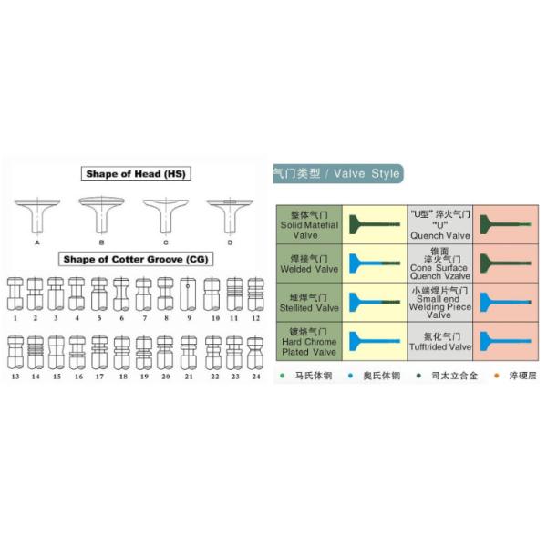 Car Auto Parts Diesel Engine Valve DB31 6DB 8D8 Truck Accessories