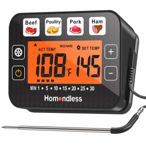 China One Probe Instant Read Digital Thermometer Ultra Fast Oven BBQ Thermometer on sale