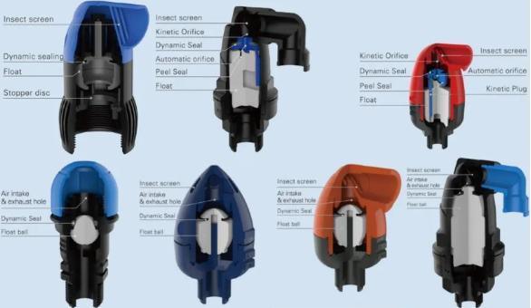 Different Color Continuous Action Air Release Valve for Irrigation