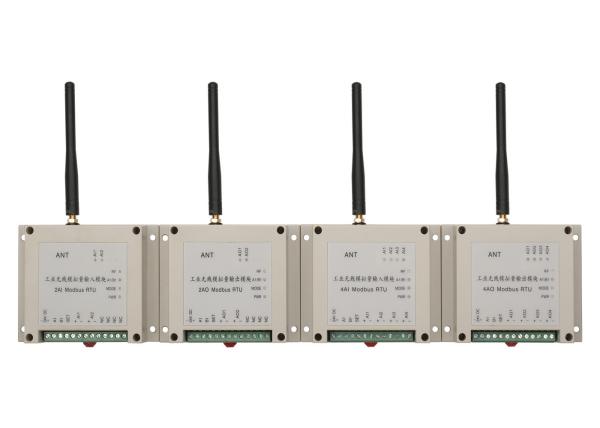 Quality 868MHz Wireless Analog I O Module 1W Modbus RTU  2 Channels 4-20mA / 2 Channels 0-5V Sensor for sale