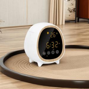 Remote And App Control Ultrasonic Diffuser Scent Diffuser Machine With Smart Home Alarm Clock