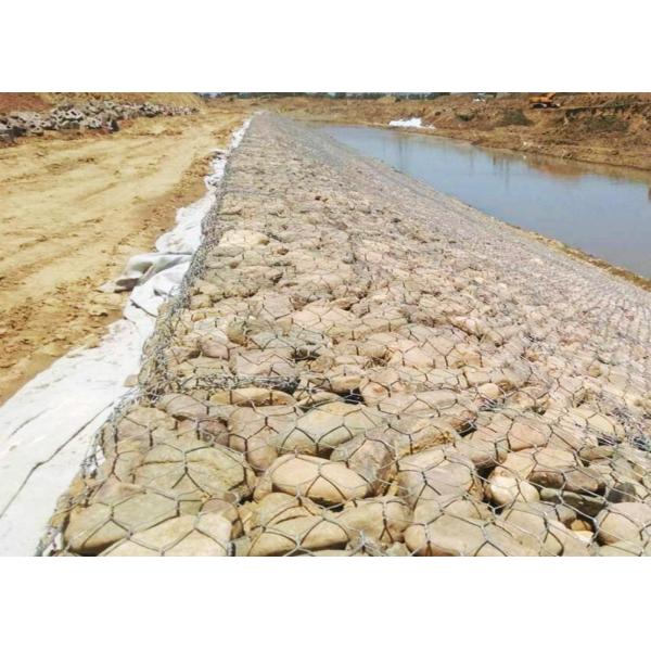 XINGEBIN Galvanised Steel Stone Cage , Welded Mesh Gabion Baskets