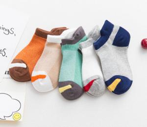 Wholesale Eco Friendly Seamless Kids Cotton Socks , Customized Logo Kids Designer Socks from china suppliers