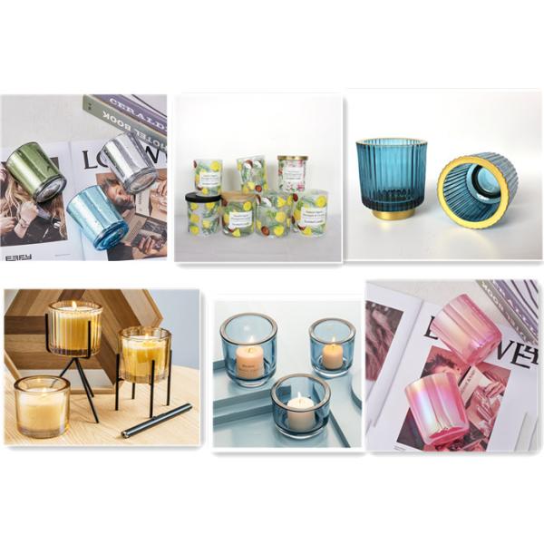 140ml Home Decoration Glass Scented Candle Jars With Lids and Box Sets