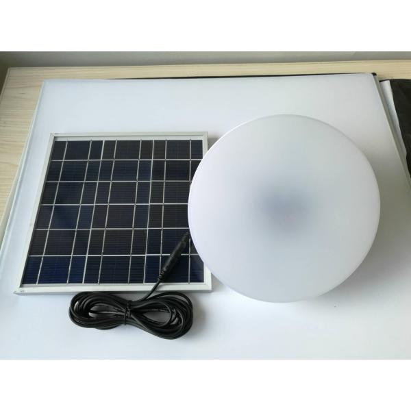 PVC Plastic IP65 Solar Powered Ceiling Light LED Sensor Modern White