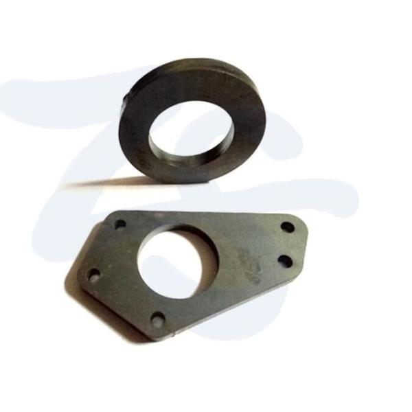 Welding Parts Laser Cutting Fabrication Stainless Steel Flat Flange For Railway Industry