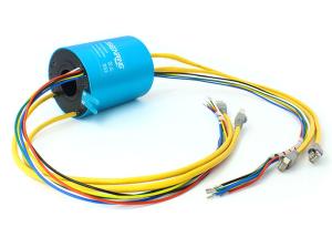China 1000M/100M Base-T Gigabit Ethernet Slip Ring High Power 2 Channels on sale