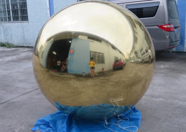 Quality Inflatable Gold Mirror Balloon With Reflection Effect For Decoration On The Floor for sale