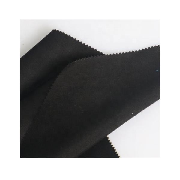 Smooth and firm down jacket/backpack recycled polymer shape memory fabric