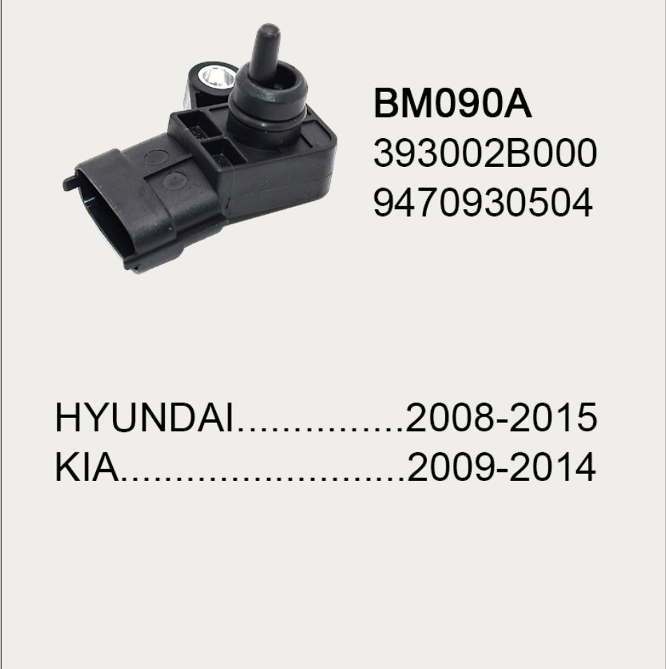 2Ms Response Time Car MAP Sensor 0.5-4.5V Output Signal Engine Map Sensor