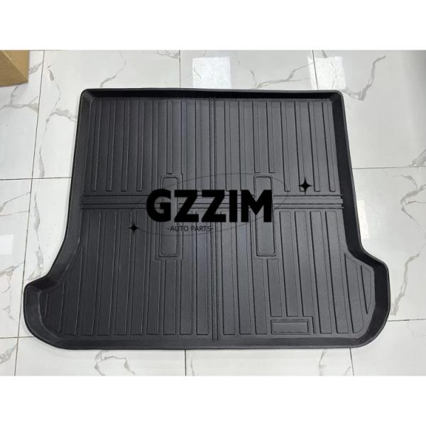 Toyota Prado FJ120 2003-2009 LHD Car Black Floor Mat TPE Floor Mats Foot Pad Car Interior Accessories Floor Mat