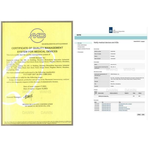 Wide Range Diagnostics PSA Rapid Test Kit POCT IVD Tumor Marker Detection