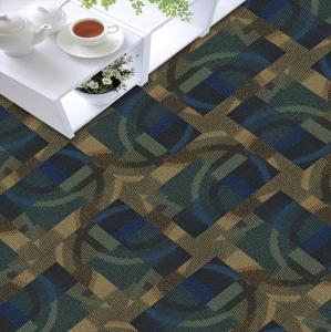 China Square Nylon Polyester Carpet / Tufted Cut Pile Carpet Wrinkle Resistance on sale