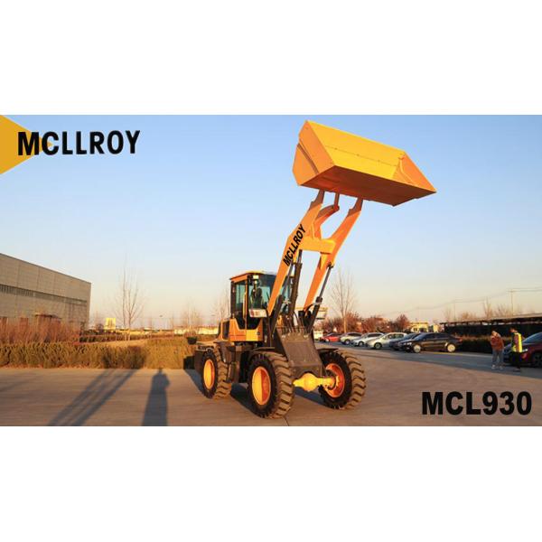 ZL930 Articulated Mini Wheel Loader , 42kw Compact Front End Loader