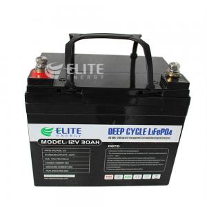 Wholesale Backup Lifepo4 12V 30Ah 384Wh Lithium Phosphate Battery 2000 cycles from china suppliers