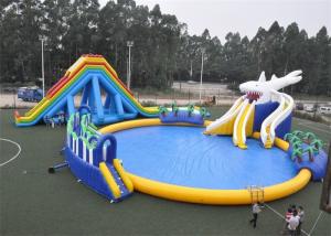China Entertainment Blow Up Games Ultimate Inflatable Water Park / Water Toys For Lake on sale