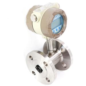 China Diesel Fuel Oil WNK Digital Flow Meter , Liquid Turbine Flow Meter on sale