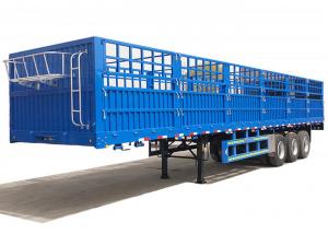 China Curb Weight 6.2T Stake Semi Trailer 12R22.5 Fence Cargo Trailer on sale