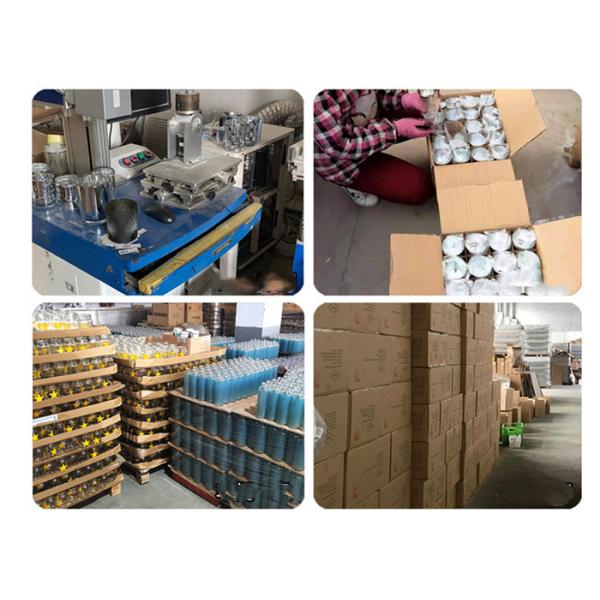 140ml Home Decoration Glass Scented Candle Jars With Lids and Box Sets