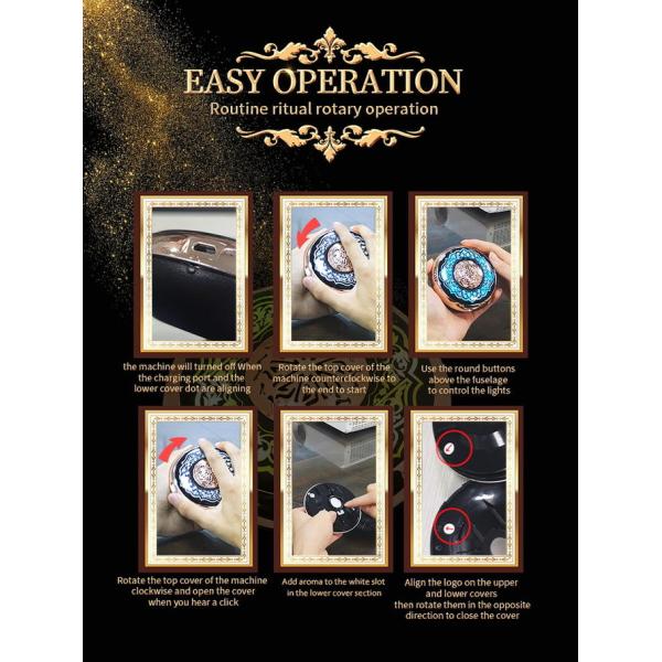 Multimedia Aromatherapy Remote Control Quran Speaker Lamp