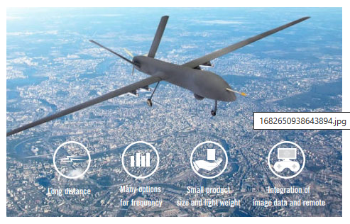 CD30HPT Mini HD COFDM Transmitter for Long Distance UAV Communication