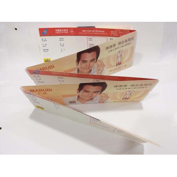 Flight Ticket Printing / Generic Thermal Ticket Stock Tear Proof Heat Resistant