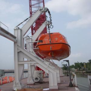 Wholesale IACS Approved SOLAS Lifeboat Gravity Luffing Arm Type Davit With Winch from china suppliers