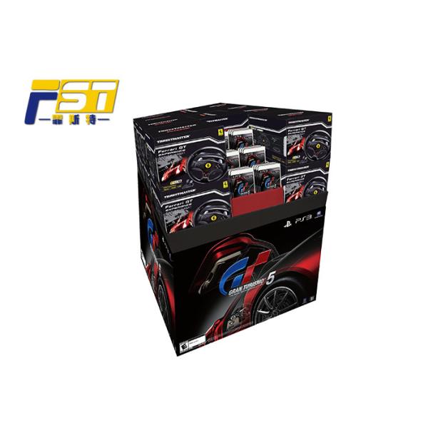 Two Sides Recyclable Cardboard Pallet Display , Corrugated Pallet Display For Advertisement