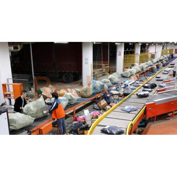 Realkey Intelligent Control Logistics Conveyor System in operation