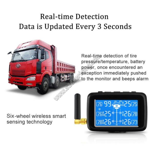 Factory Supply 12V Truck tpms tyre pressure monitors system TPMS Truck with internal external sensors