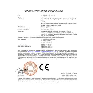 GuangDong Tangshihoa Industry and Trade Co.,Ltd. Certifications