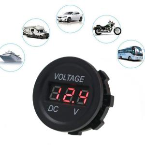 China Waterproof Led Panel Voltmeter , DC6-30V Mini Digital Voltmeter on sale
