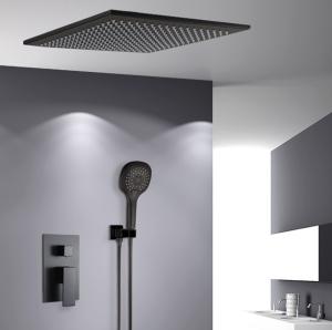Wholesale Thermostatic All Copper Black Embedded Concealed Basin Tap from china suppliers