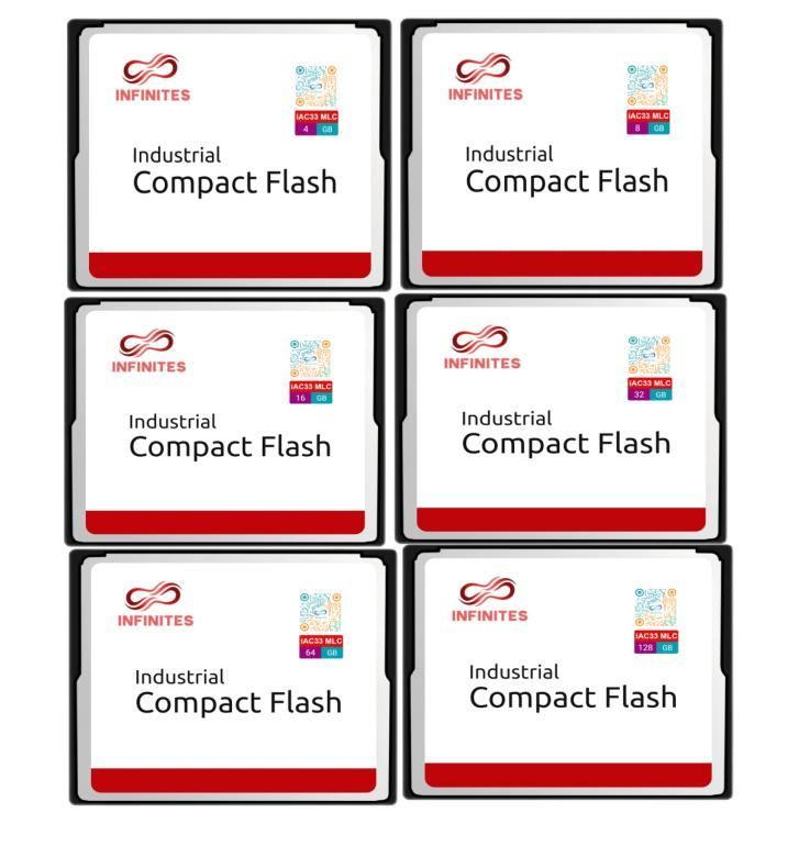 Taiwan Memory Compactflash Memory Card (CF) PATA Interface Card with Compact Flash Specification 8GB MLC Industrial Grade CF Card -40&deg; C~+85&deg; C