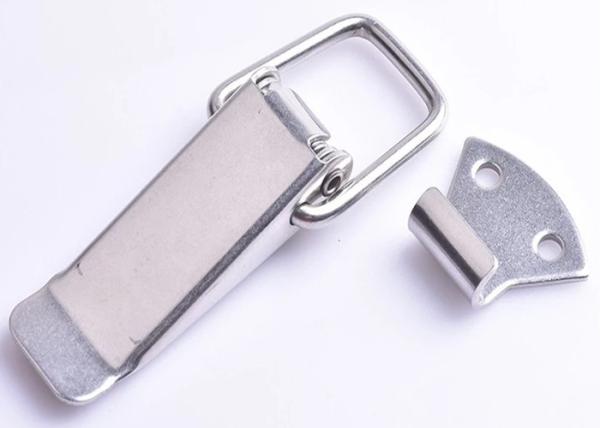 Quality Zinc Plated Spring Loaded Hasp 150kg 300LBS Recessed Chest Handles for sale