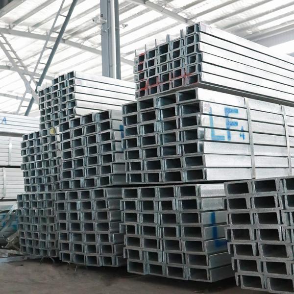 Quality SS400 50mm Galvanised C Channel ASTM Hot Dip Galvanized C Channel for sale