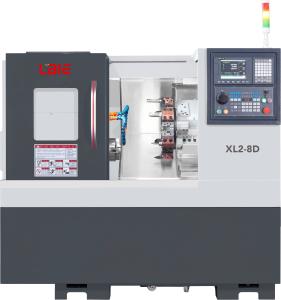 Medium Duty FANUC Live Tooling Lathe Horizontal Turret Lathe With 1 Channels Hydraulic System