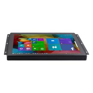 China Plastic Bezel 250nits DVI Capacitive Touch Panel Monitor 15 Inch on sale