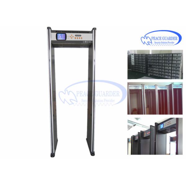 Security Examined Placed Digital Pass Through Metal Detector Gate With CCTV Camera