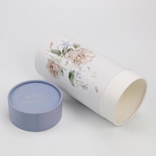 Kraft Paper Tube Packaging , Food Grade Cardboard Cylinder Container For Tea