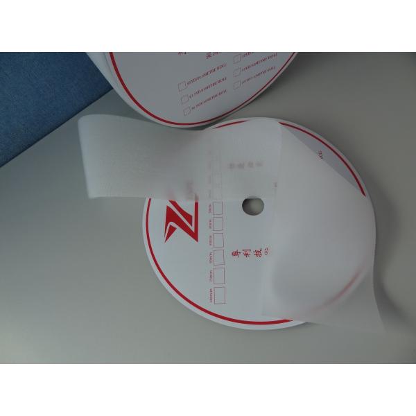 Clear Nylon Hook And Loop Tape Roll Fastener Silk Screen For Clearing Articles