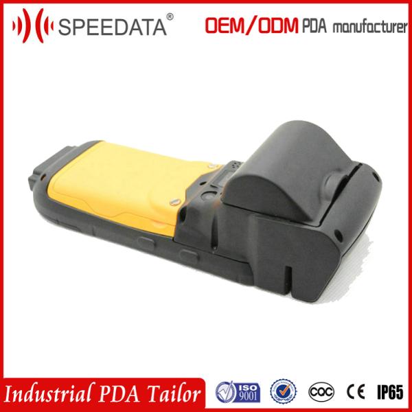 Wifi Gsm Gps android Handeld Terminal PDA Printer with Biometrics Fingerprint Scanner for Mobile Ticket Checking