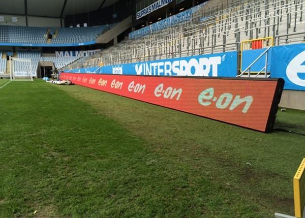 Quality Scrolling Stadium Perimeter Led Display Board P10 Full Color For Advertising for sale