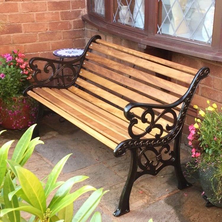 Customized Aluminium Bench Outdoor Cast Aluminum Park Bench Waterproof