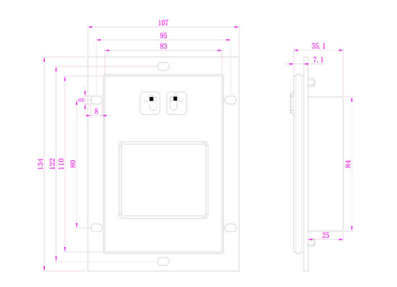Metal Trackball Pointing Device For Query Machine / Industrial Control Machine