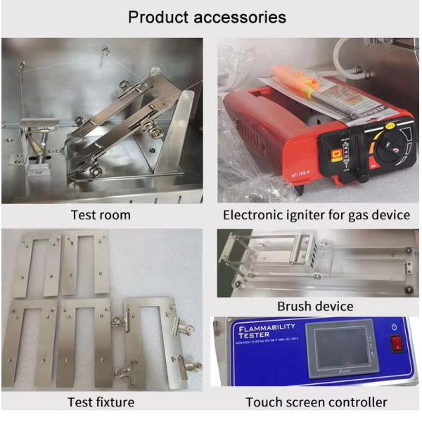 45 Degree Automatic Flammability Test Apparatus