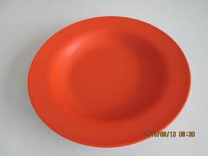 Eco Bamboo Fiber Camping Deep Plate